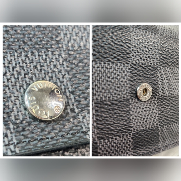 Authentic Louis vuitton graphite key ring holder - Picture 6 of 13